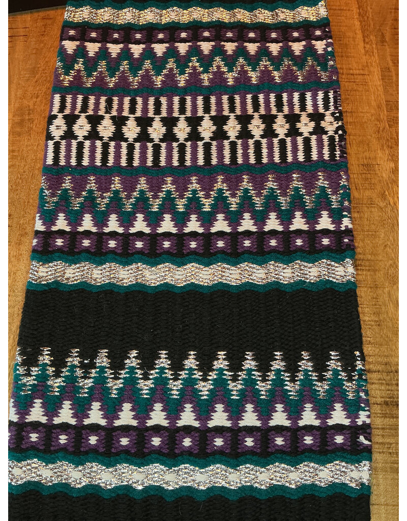 Show Blanket Print Purple/Teal/Silver