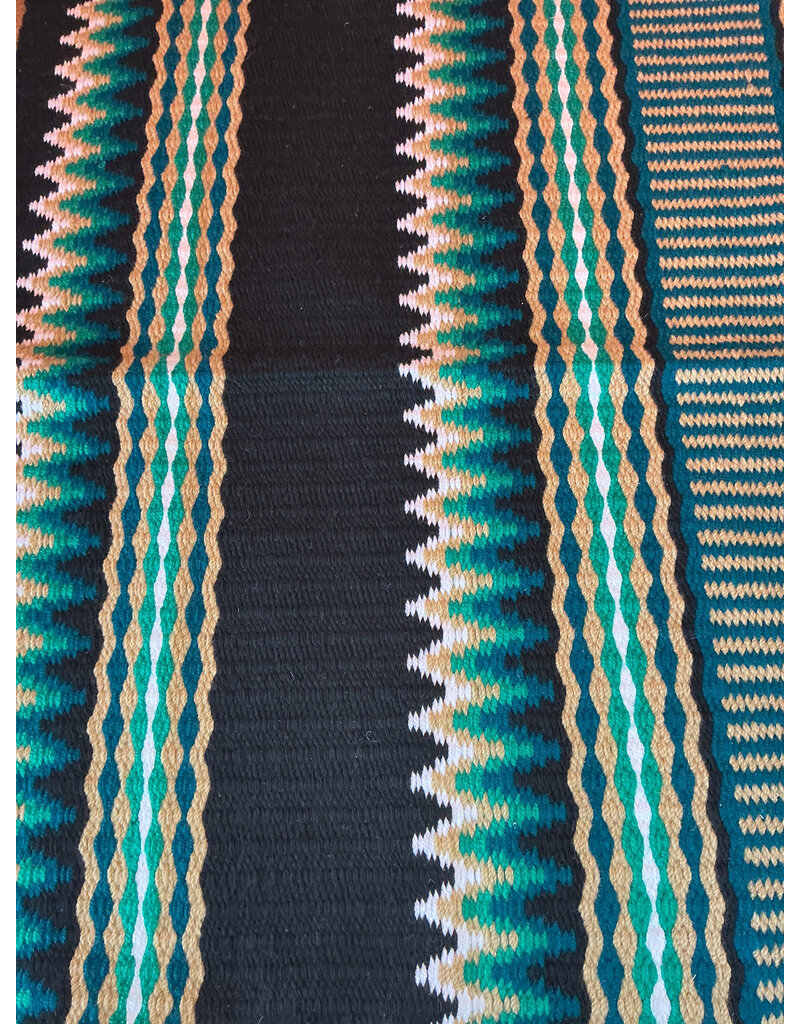 Bootshorse Show Blanket Print Teal/Green/White/Black 34-36inch
