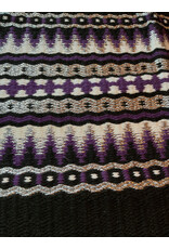 Bootshorse Show Blanket Print Black/Purple/White/Silver 34-36inch