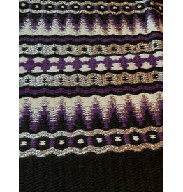 Bootshorse Show Blanket Print Black/Purple/White/Silver 34-36inch