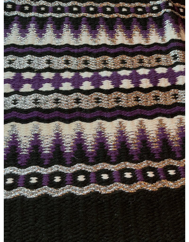 Bootshorse Show Blanket Print Black/Purple/White/Silver 34-36inch