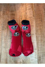 Bootshorse Beenbeschermer Set Voor+Achter+Belboots Red Size M