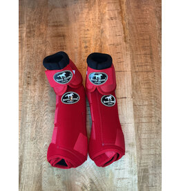 Bootshorse Beenbeschermer Set Voor+Achter+Belboots Red Size M