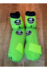 Bootshorse Beenbeschermer Set Voor+Achter+Belboots Lime Green Size M