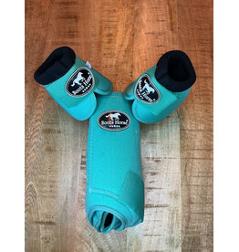 Bootshorse Beenbeschermer Set Front+Belboots Teal Size M