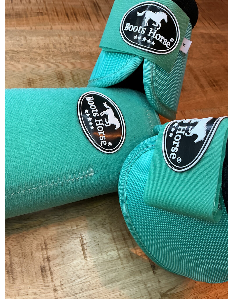 Bootshorse Beenbeschermer Set Front+Belboots Teal Size M