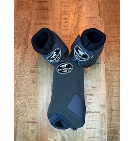 Bootshorse Beenbeschermer Set Front+Belboots Dark Grey Size M