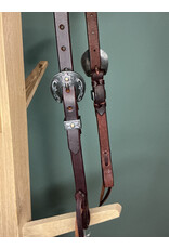 Bootshorse one ear headstall chocolate flower concho