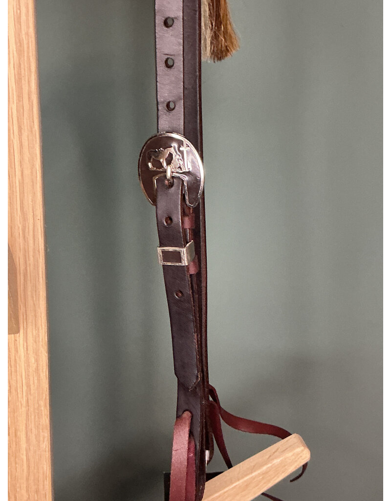 Bootshorse one ear training headstall cowboy prayer , rawhide