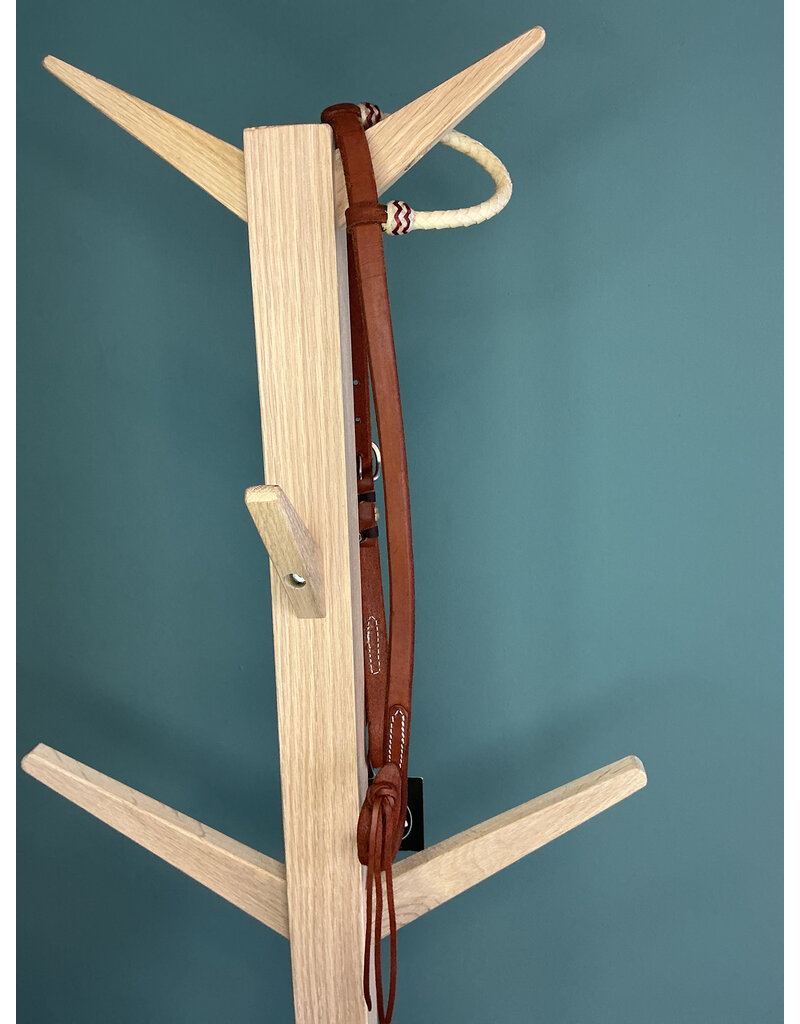 Bootshorse one ear headstall basic rawhide medium brown