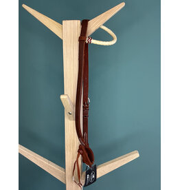 Bootshorse one ear haedstall basic rawhide dark brown