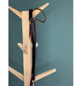 Bootshorse one ear headstall black with rope ear indian concho