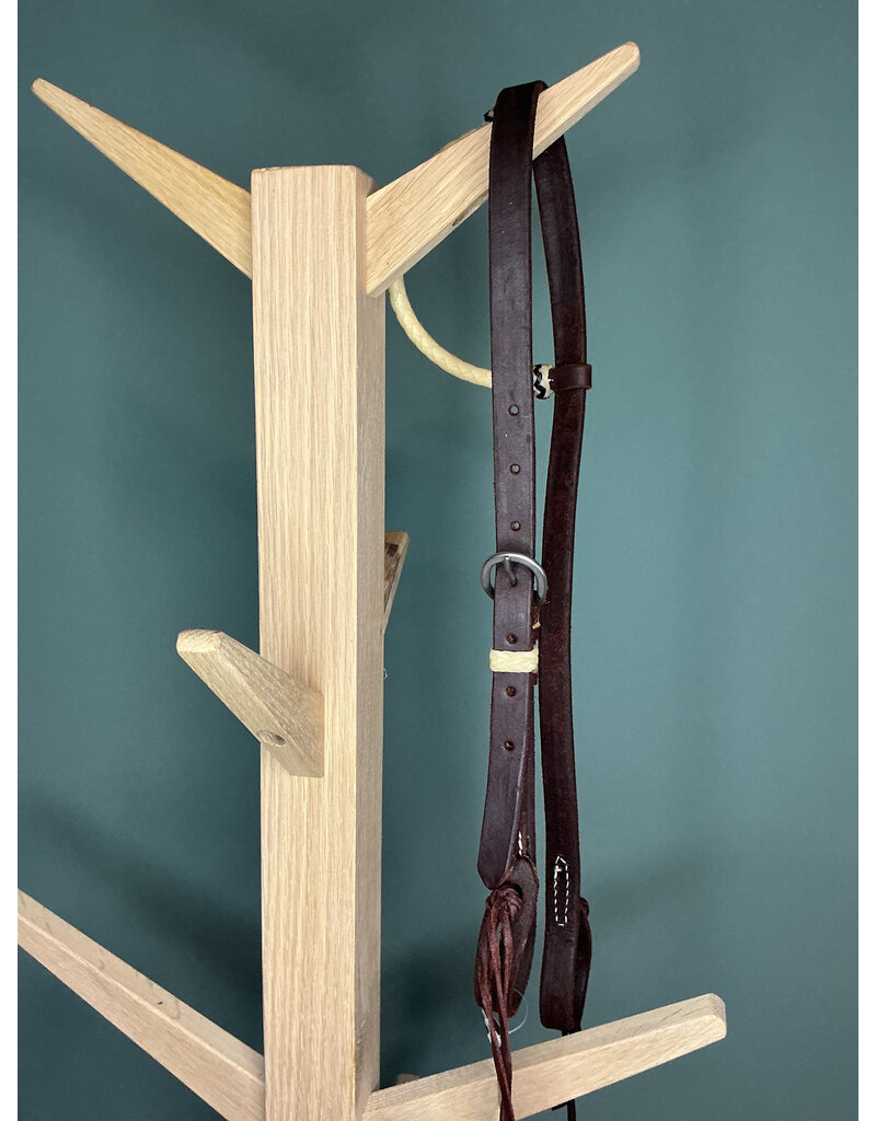 Bootshorse one ear headstall basic rawhide chocolate