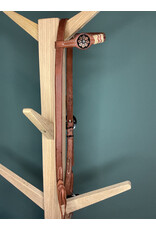 Bootshorse one ear headstall rawhide medium brown concho flower