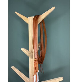 Bootshorse closed leather reins light brown barrel/roping