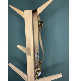 Bootshorse Tie down strap nylon bruin/goud