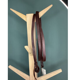Bootshorse Leather roping reins dark brown