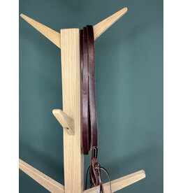 Bootshorse Leather closed roping reins dark brown