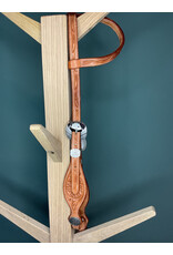 Bootshorse one ear headstall casino concho light brown