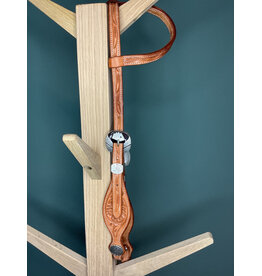 Bootshorse one ear headstall casino concho light brown