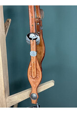 Bootshorse one ear headstall casino concho light brown