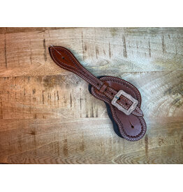 Twisted C Spurr Straps Medium brown woman size basic