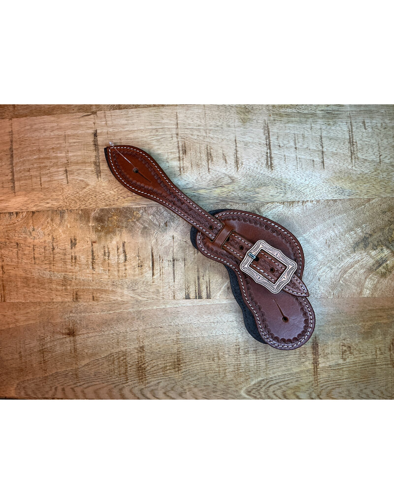 Twisted C Spurr Straps Medium brown woman size basic