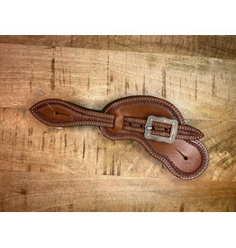 Twisted C Spurr straps medium brown basic man