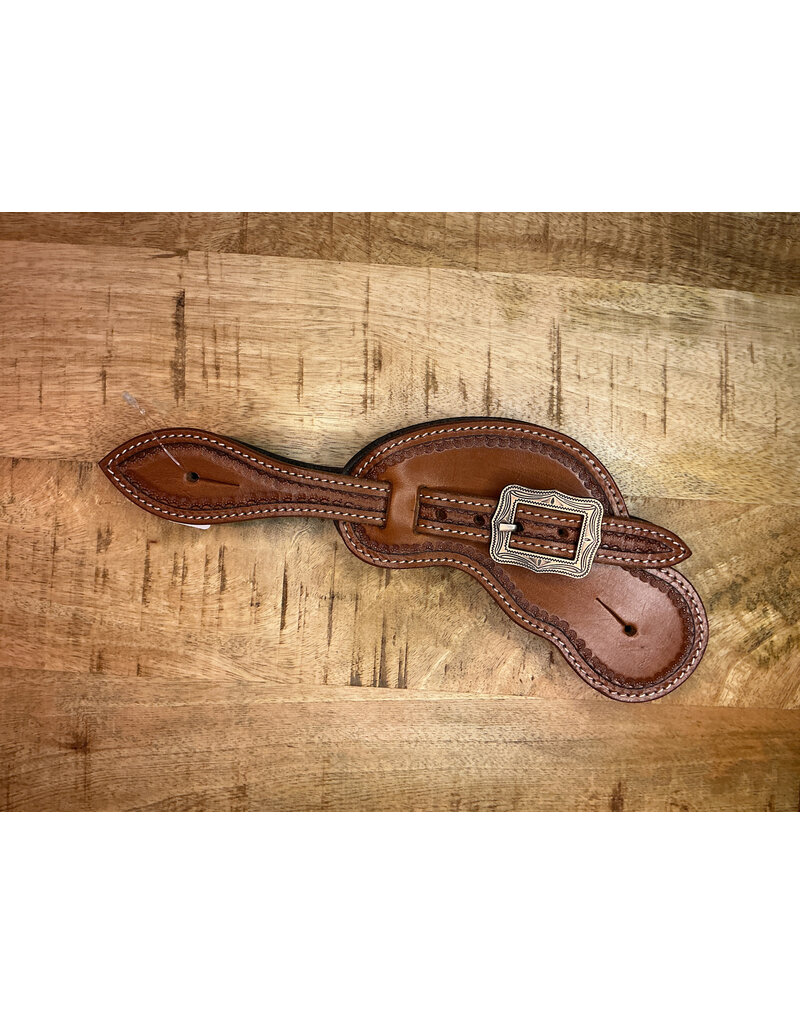 Twisted C Spurr straps medium brown basic man