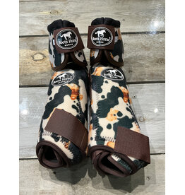 Bootshorse Getten Front & Back plus  Bellboots Cow Print