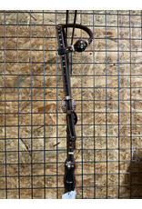 Bootshorse One ear Headstall Chocolate studs White Diamond