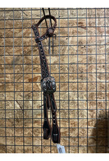 Bootshorse One Ear Headstall Flower Concho Bronze Studs