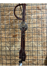 Bootshorse One Ear Headstall Roping Concho Dark Brown
