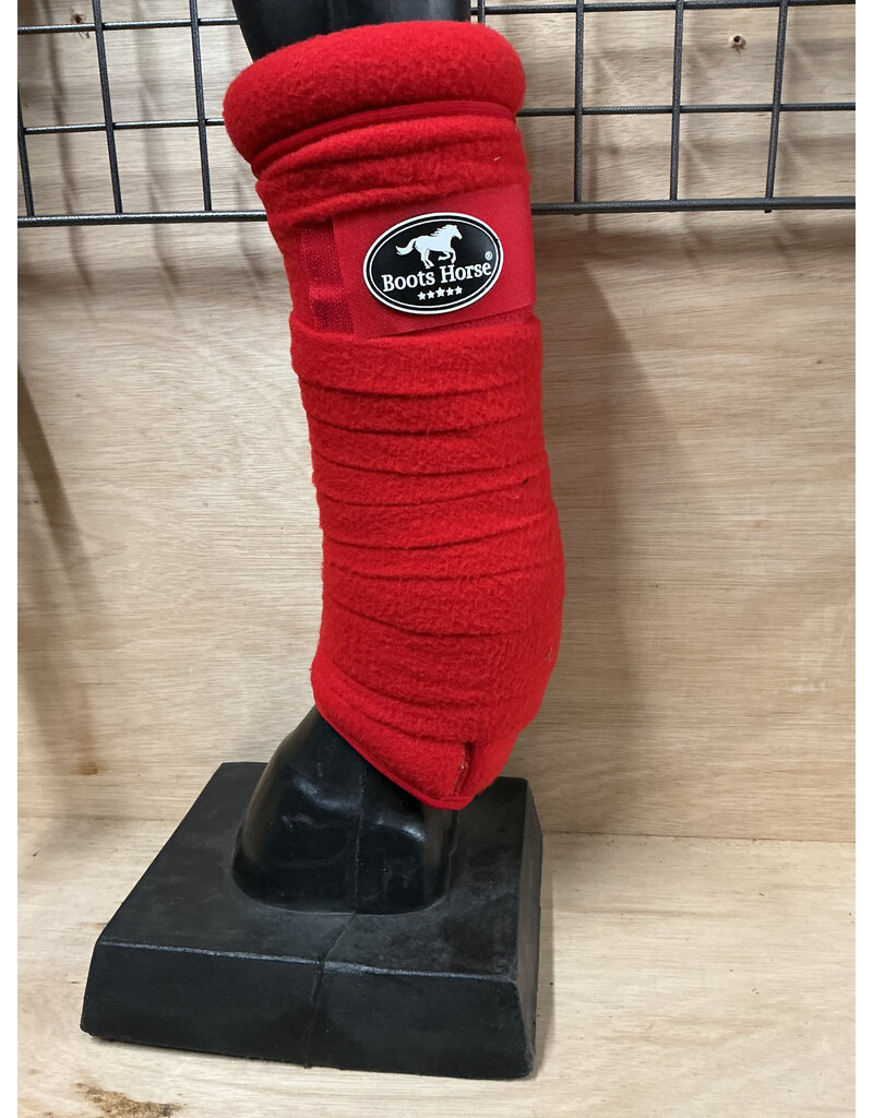 Bootshorse Stable Wraps White Size Medium Colour White