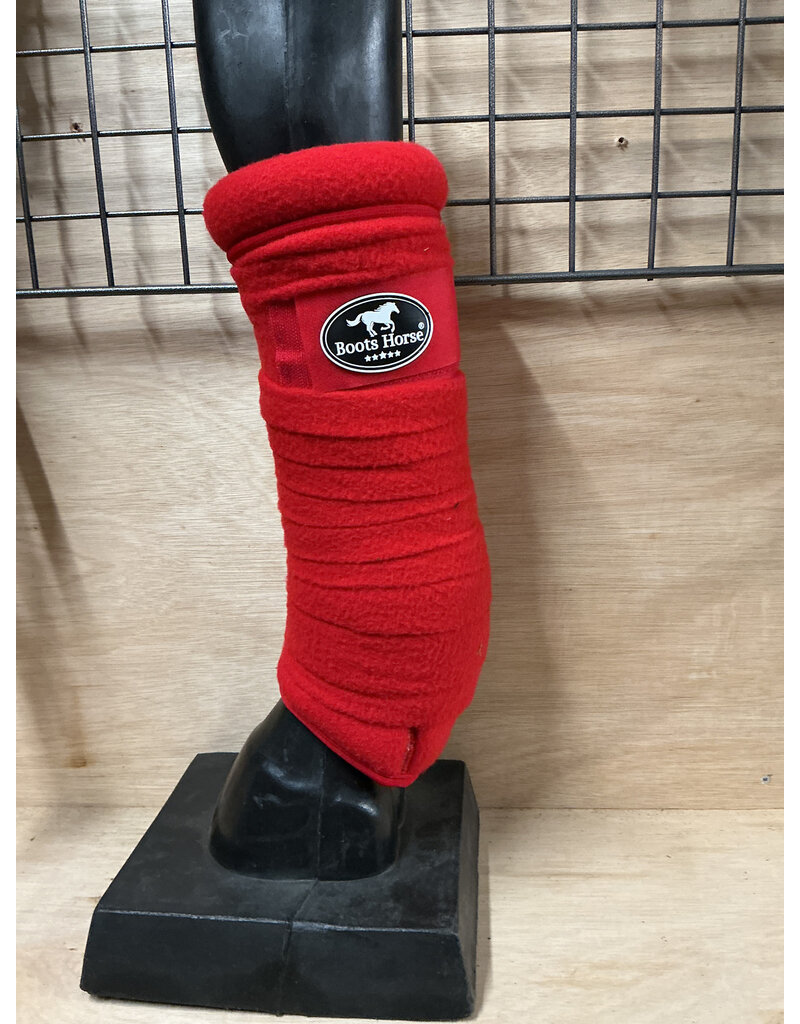 Bootshorse Stable Wraps Size M Colour Red