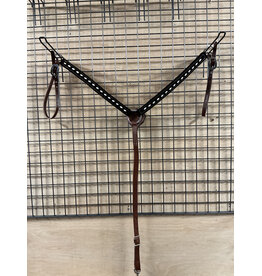 Tomahawk Borstriem Tomahawk Neoprene Dark Brown with White stitches