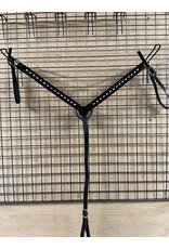 Tomahawk Borstriem Tomahawk Neoprene Black With White Stitches