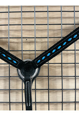 Tomahawk Borstriem Tomahawk Neoprene Black With Light Blue Stitches