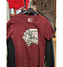 Tomahawk Tshirt Kids Wine Red Casino