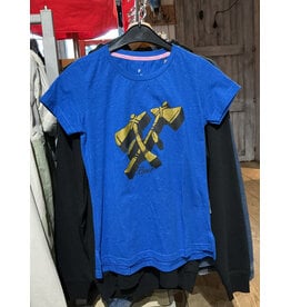 Tomahawk Tshirt Tomahawk logo Blue Size XS