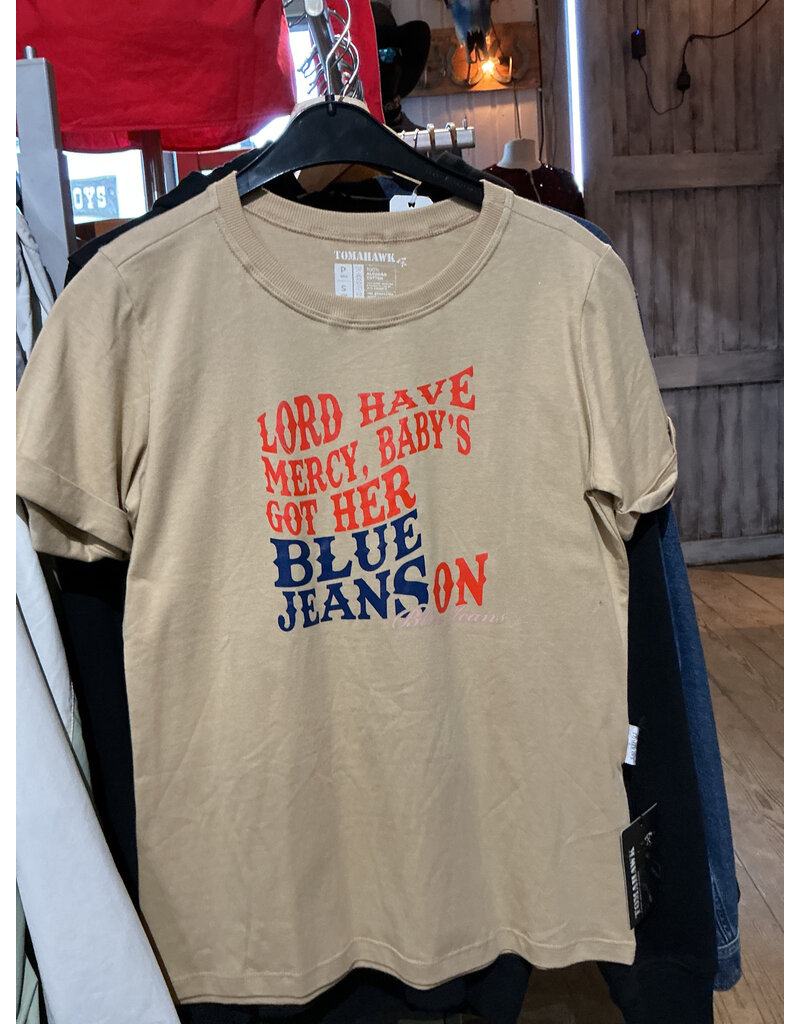 Tomahawk Tshirt Tomahawk Have Mercy Sand Colour Size S