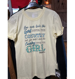 Tomahawk Tshirt Tomahawk Yellow Country Girl Size S
