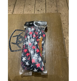 Tomahawk Latigo Set Nylon Navy Blue Stars