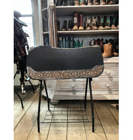 Bootshorse Zadelpad Black Felt Lether Tooling Bootshorse