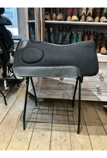 Twisted C Zadelpad Twisted C Build-Up Black Felt With Black Leather