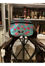 Tomahawk Zadeltasje Teal Harts Touch Screen