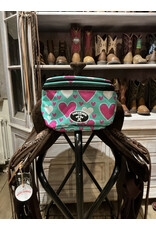 Tomahawk Zadeltasje Teal Harts  Touch Screen Tomahawk