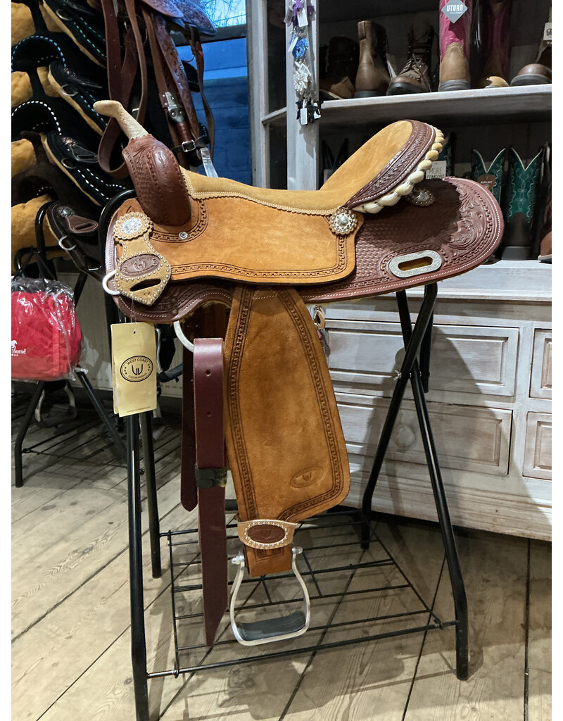 Barrel saddle Westcoast 16 Inch