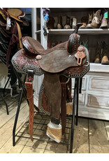 Twisted C Barrlke Saddle Twisted C Martha Josey Tree 15 inch Full Quarter