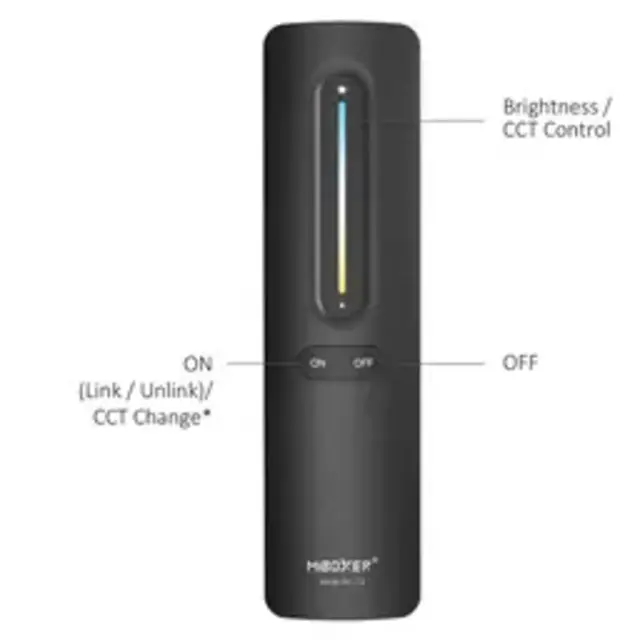 Design afstandsbediening voor CCT / Dual white LED sheets - 1 zone - Miboxer C3